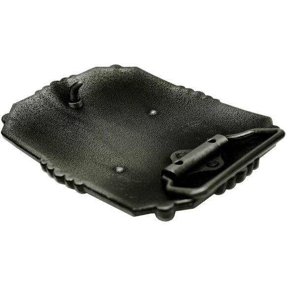 Moranse Religion Cross Cowboy Kneeling Prayer And Horse Design Belt Buckle - Picture 6 of 6